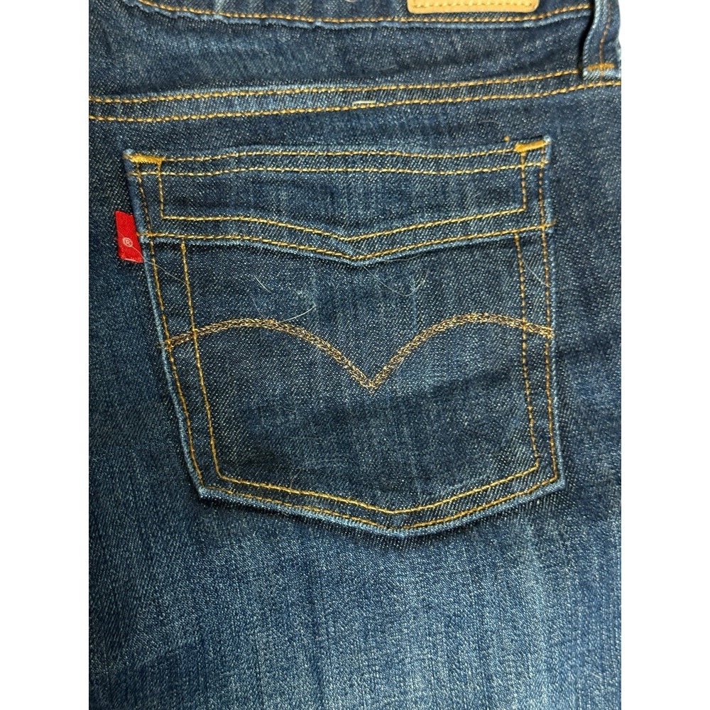 Levi Signature Jeans Women's  low boot cut 545 dark wash casual western size 8 - Picture 10 of 13